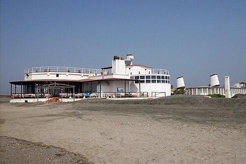 Beach resort "La Nave" in Fregene, province of Rome