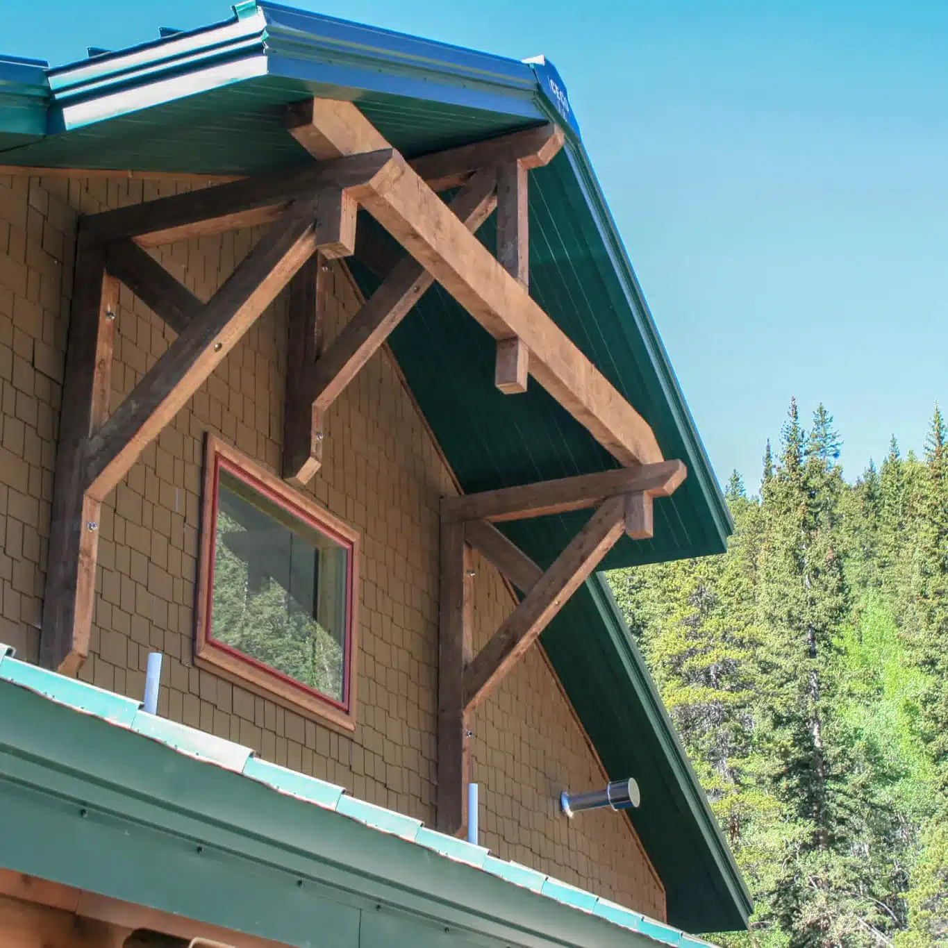 Shwayder Camp Recreation Hall front view